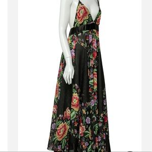 Maxi floral gown by Tricia Fix